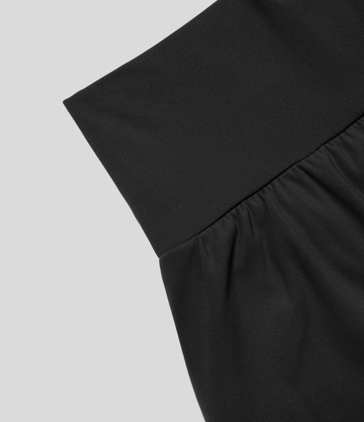 Allure 2-in-1 High-Waisted Yoga Shorts with Pockets - BYS