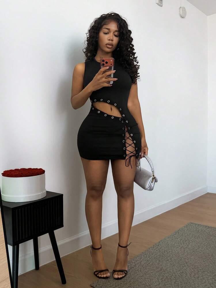 Allure Midnight Backless Dress - BYS