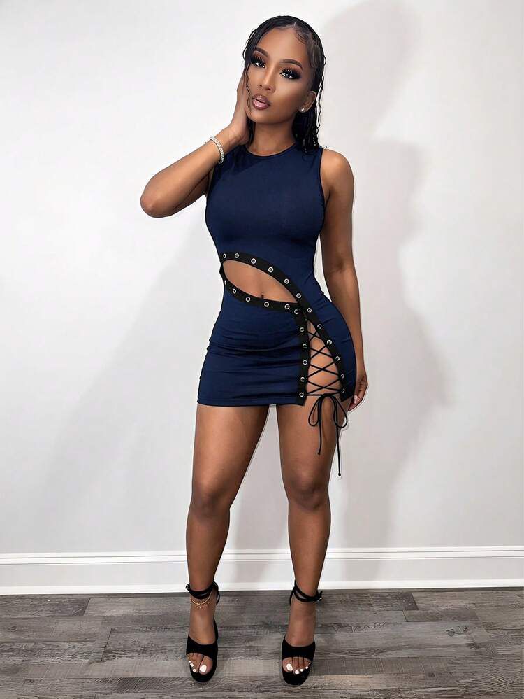 Allure Midnight Backless Dress - BYS