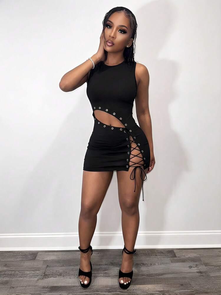 Allure Midnight Backless Dress - BYS