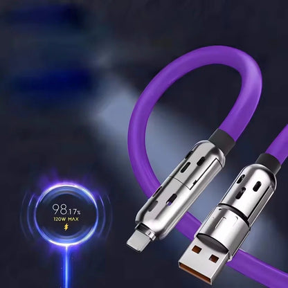 FlexCoil™ Pro – Retractable Fast-Charging Cable - BYS