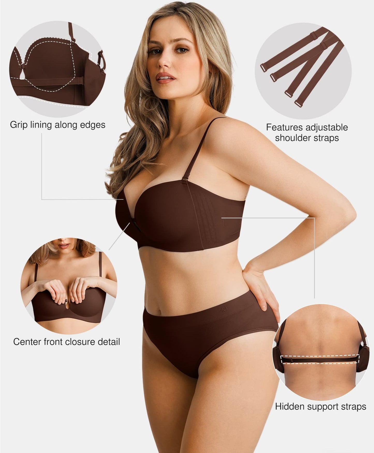 Seamless Ice Silk Bra | Wireless Front-Closure Comfort | BYS - BYS