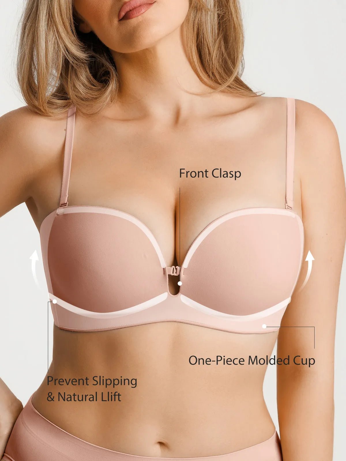 Seamless Ice Silk Bra | Wireless Front-Closure Comfort | BYS - BYS