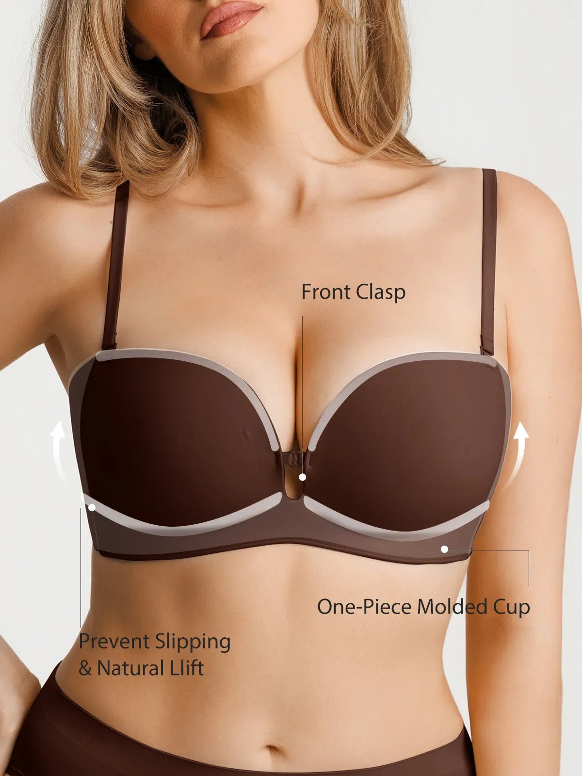 Seamless Ice Silk Bra | Wireless Front-Closure Comfort | BYS - BYS