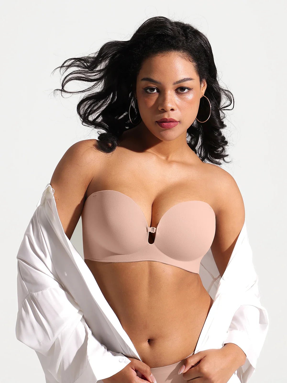 Seamless Ice Silk Bra | Wireless Front-Closure Comfort | BYS - BYS