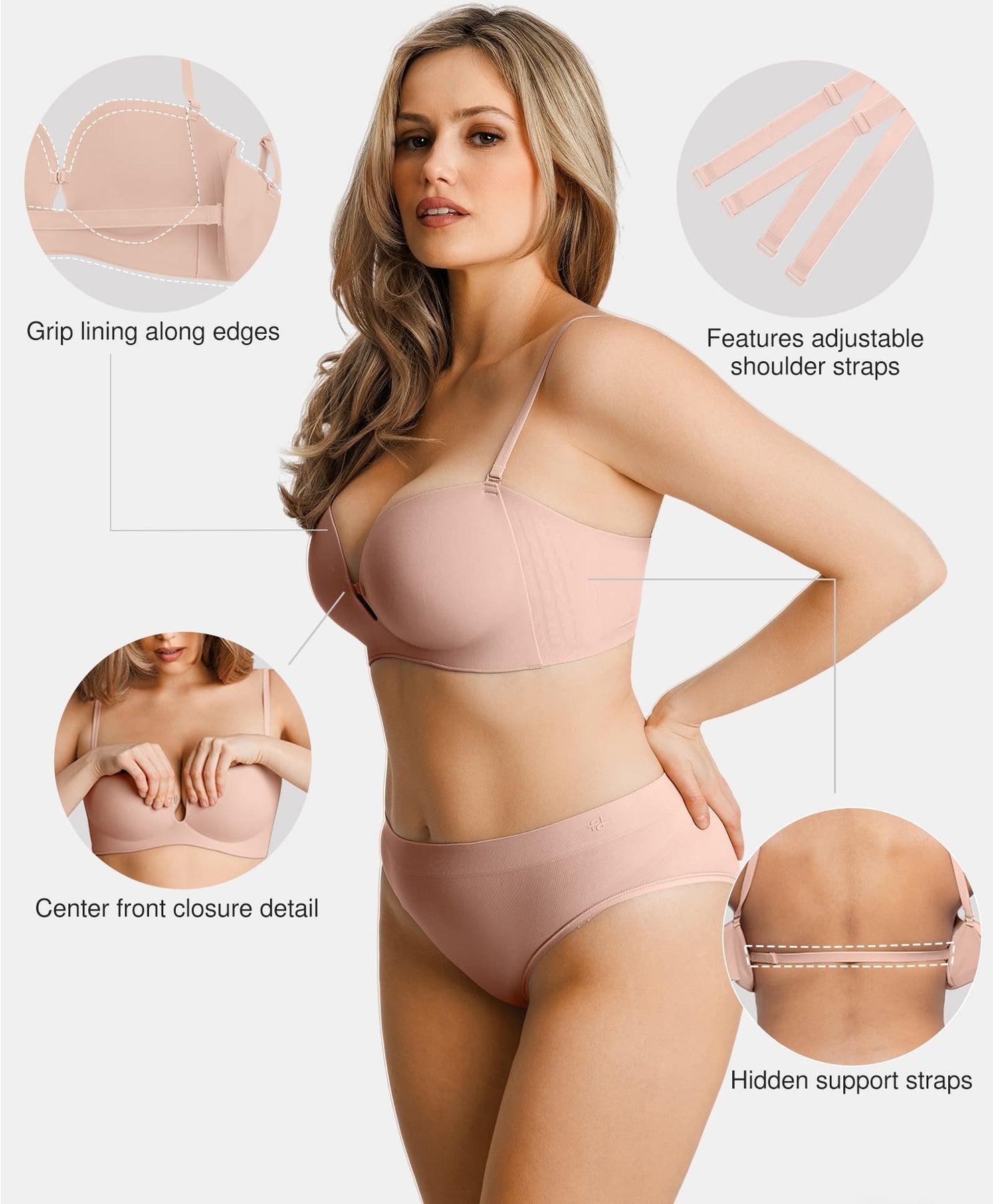 Seamless Ice Silk Bra | Wireless Front-Closure Comfort | BYS - BYS