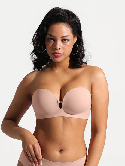 Seamless Ice Silk Bra | Wireless Front-Closure Comfort | BYS - BYS